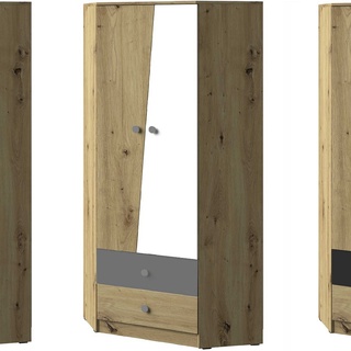 zestaw duży narożny Nero 4 biurko łóżko składa rogowa szafa młodzieży