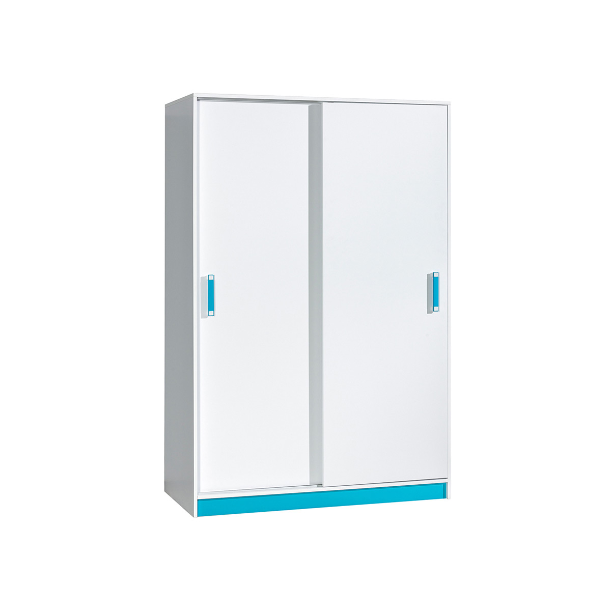 szafa 120 przesuwna mała Trafiko 14 dla młodzieży dzieci biała do pokoju