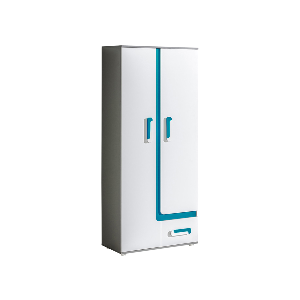 regał 75 duży zamykany Apetito Bis 03 szafa z półkami bieliźniarka