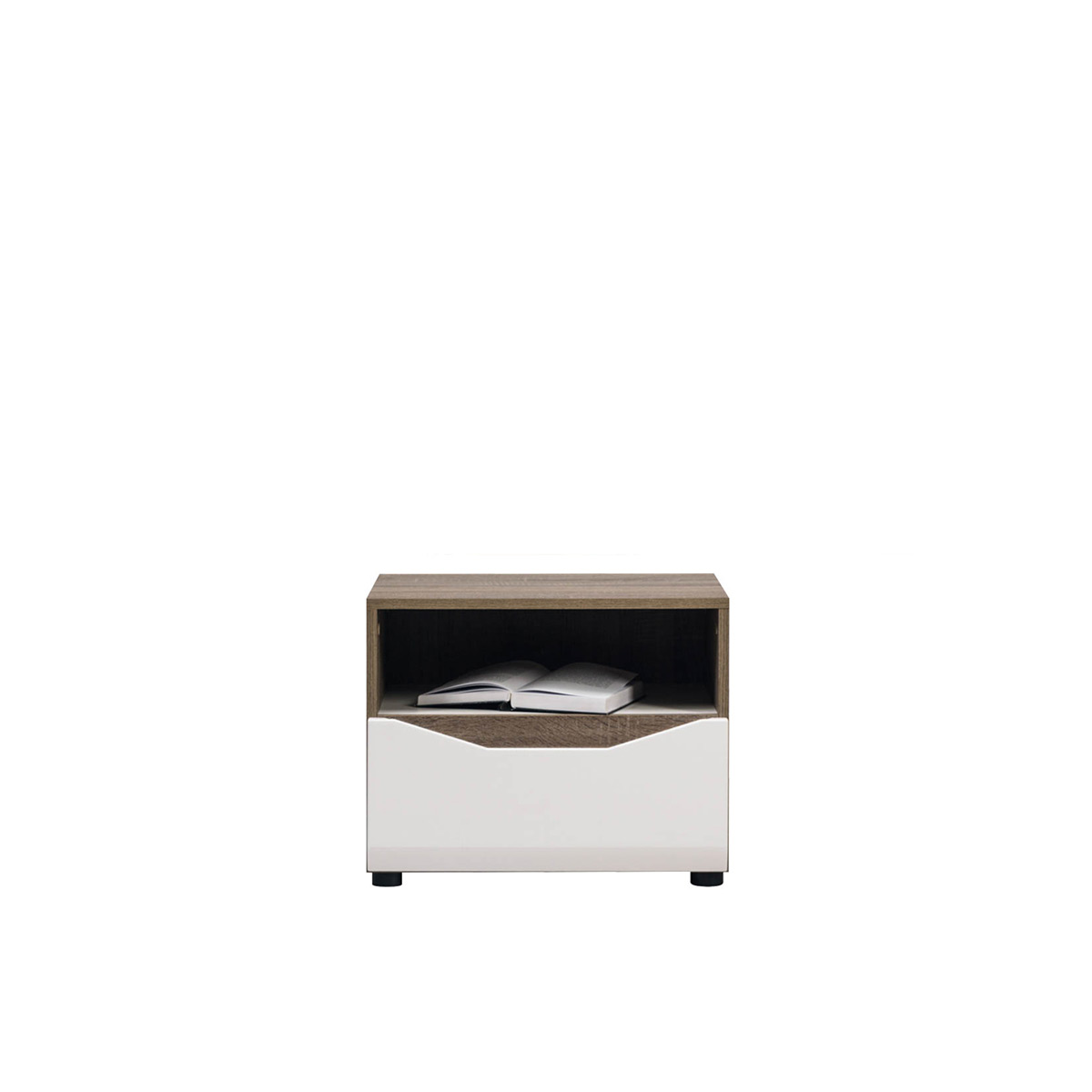 szafka 55 nocna z szufladą Lionel 13 stolik nocny do pokoju sypialni