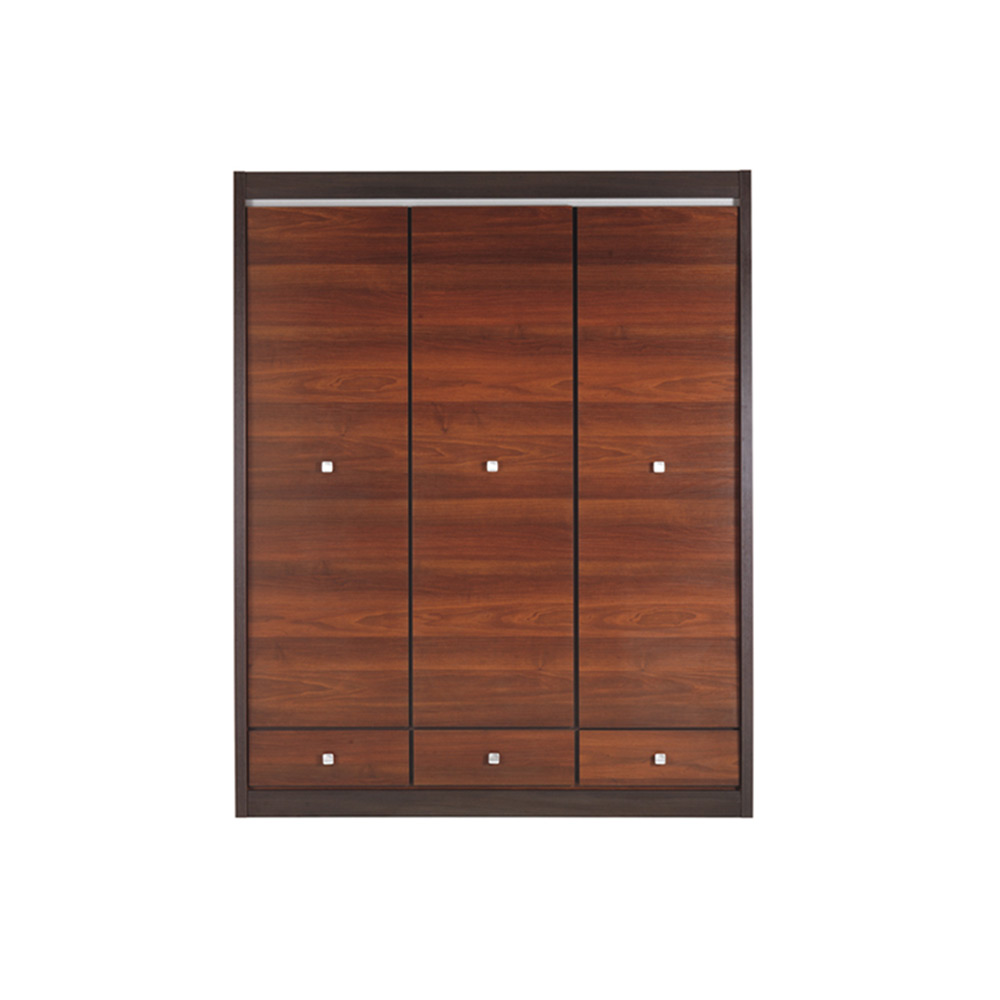 szafa 159 ,7 z szufladami półkami drążkiem Forrest 10 trzydrzwiowa