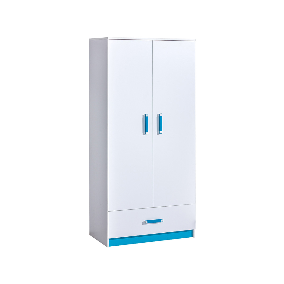 szafa 90 z szufladą dwudrzwiowa Trafiko 01 młodzieżowa dziecięca biała