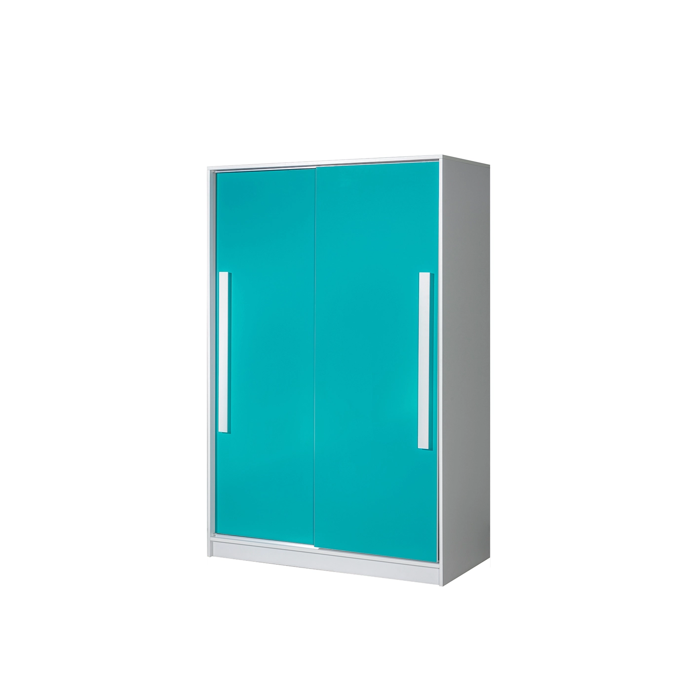 szafa 120 przesuwna Guliver 12 mała niska z półkami drążkiem kolory różne