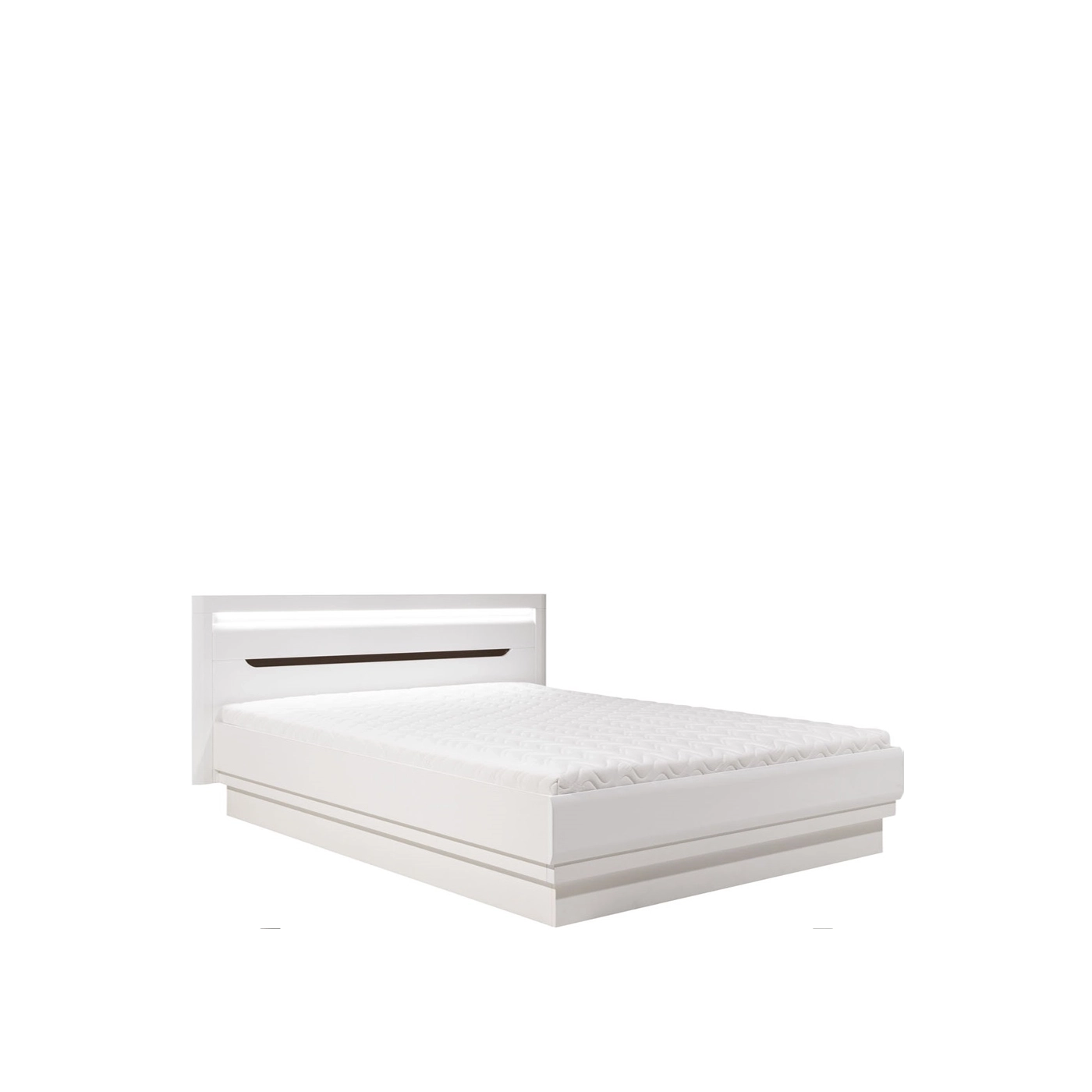 łóżko 140x200 z pojemnikiem stelażem IRMA 140 sypialniane małe podnoszone