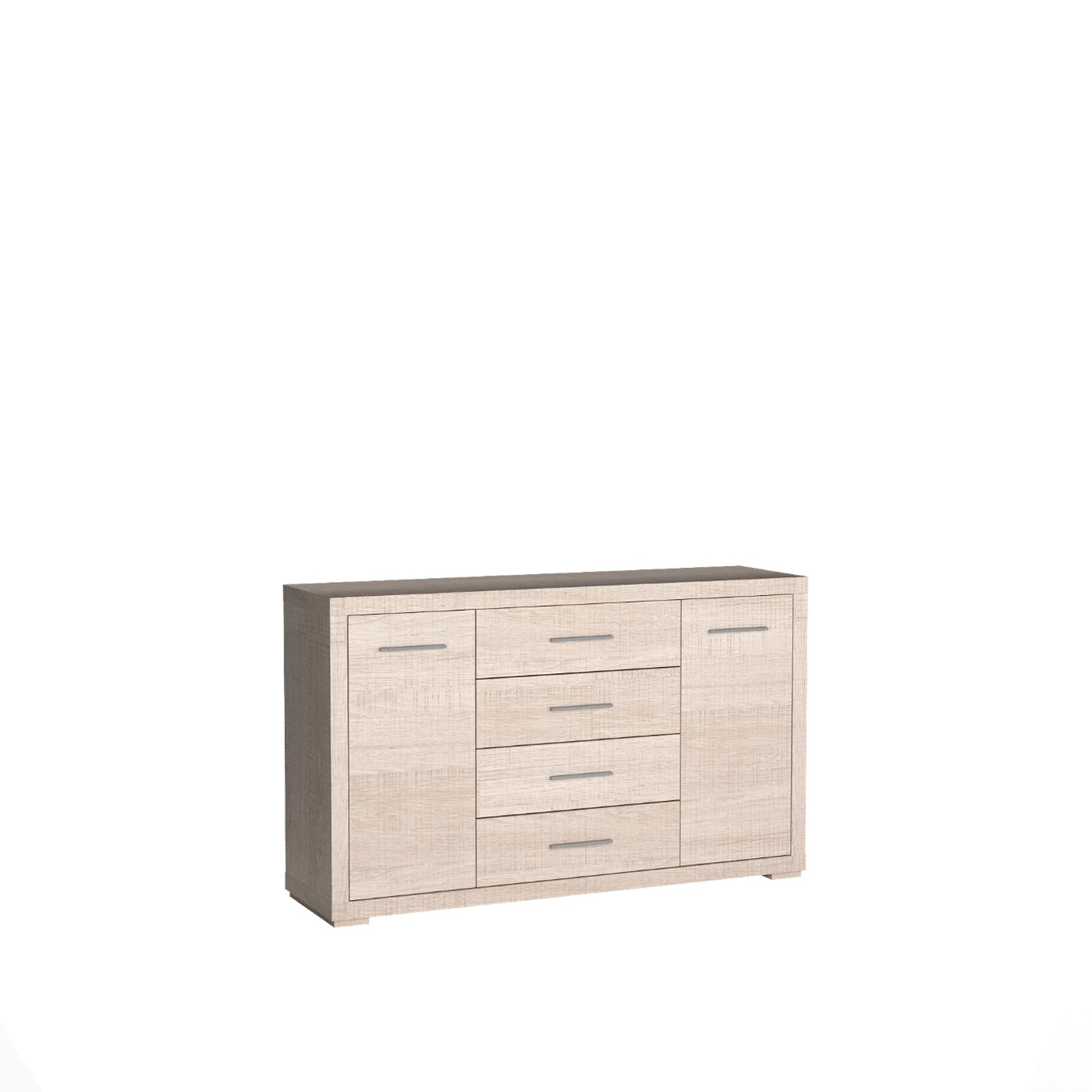 komoda 148 duża szeroka Vegas 03 z szufladami półkami szafka