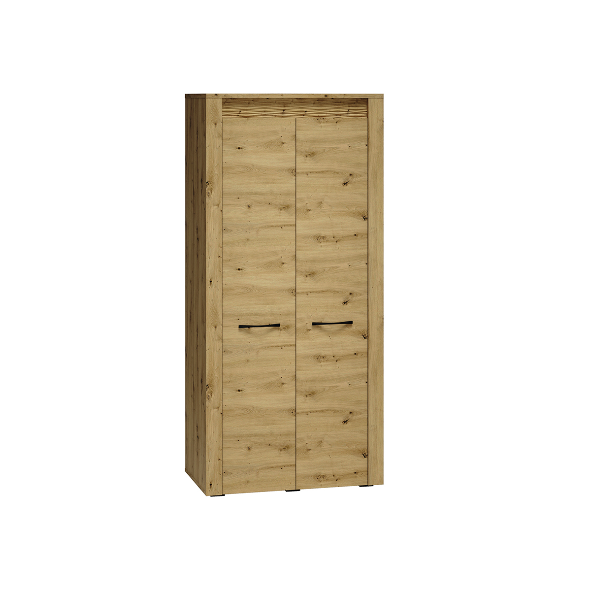 szafa 92 z półkami drążkami ARTIS 01 dwudrzwiowa ubraniowa do pokoju