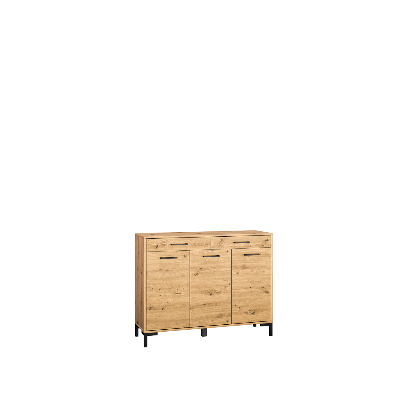 komoda 120 z półkami szufladami Nevio 14 szafka duża na buty