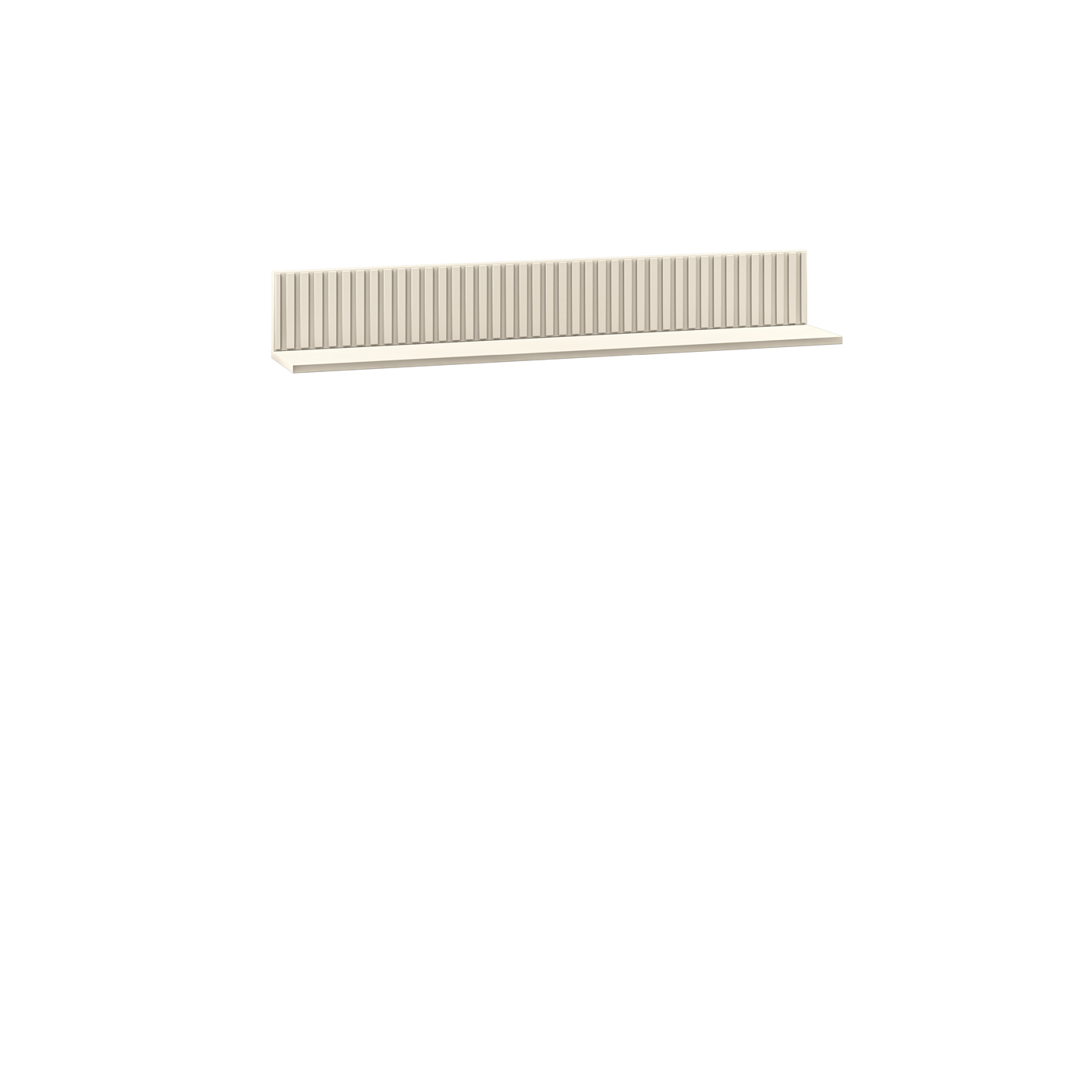 półka 120 wisząca ryflowana na ścianę frezowana Sophie 09 na ścianę