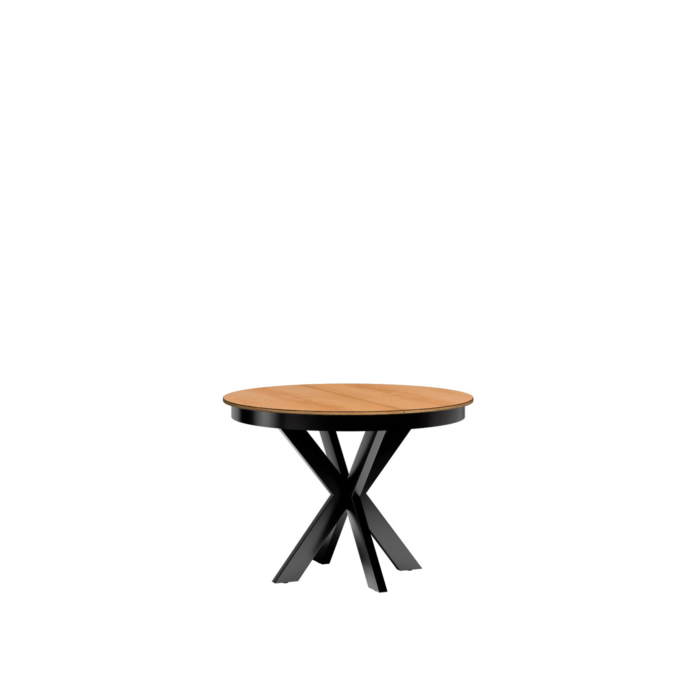 stół 110 - 150 okrągły rozkładany rozsuwany Fonti 10 rozsuwany loft