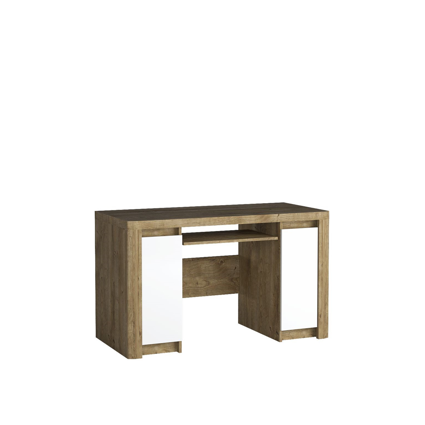 biurko 130 duże szerokie Livinio 14 z szafkami do nauki pracy