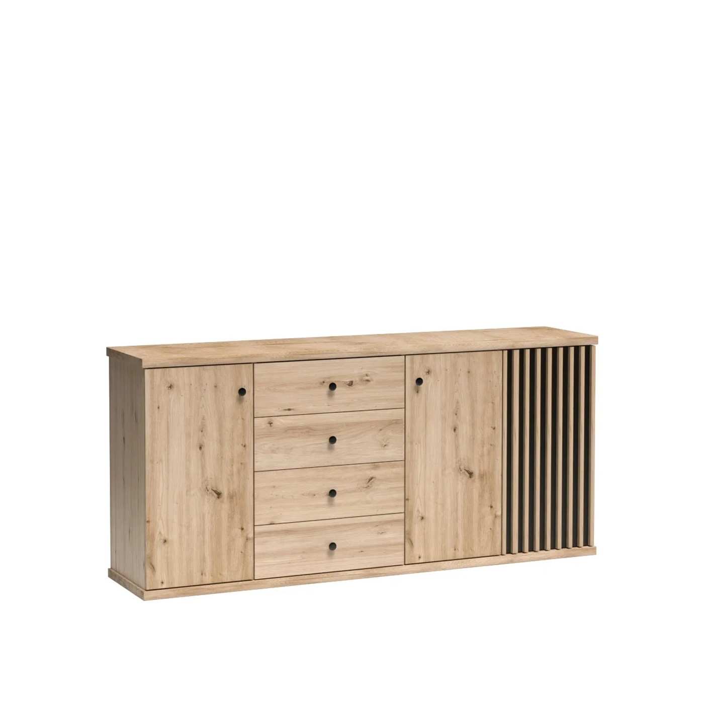 komoda 183 z szufladami lamelami nogami Cali 20 szeroka duża szafka