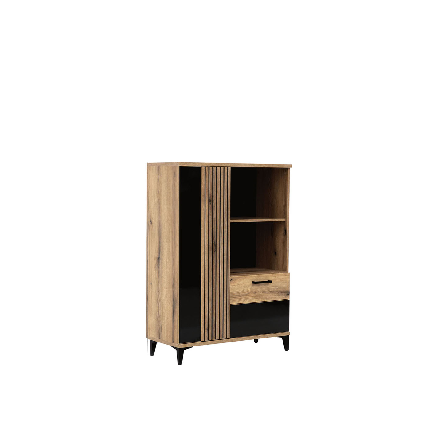 regał 88 ,5 niski z szufladami Aris 05 szafka komoda wysoka loft do pokoju