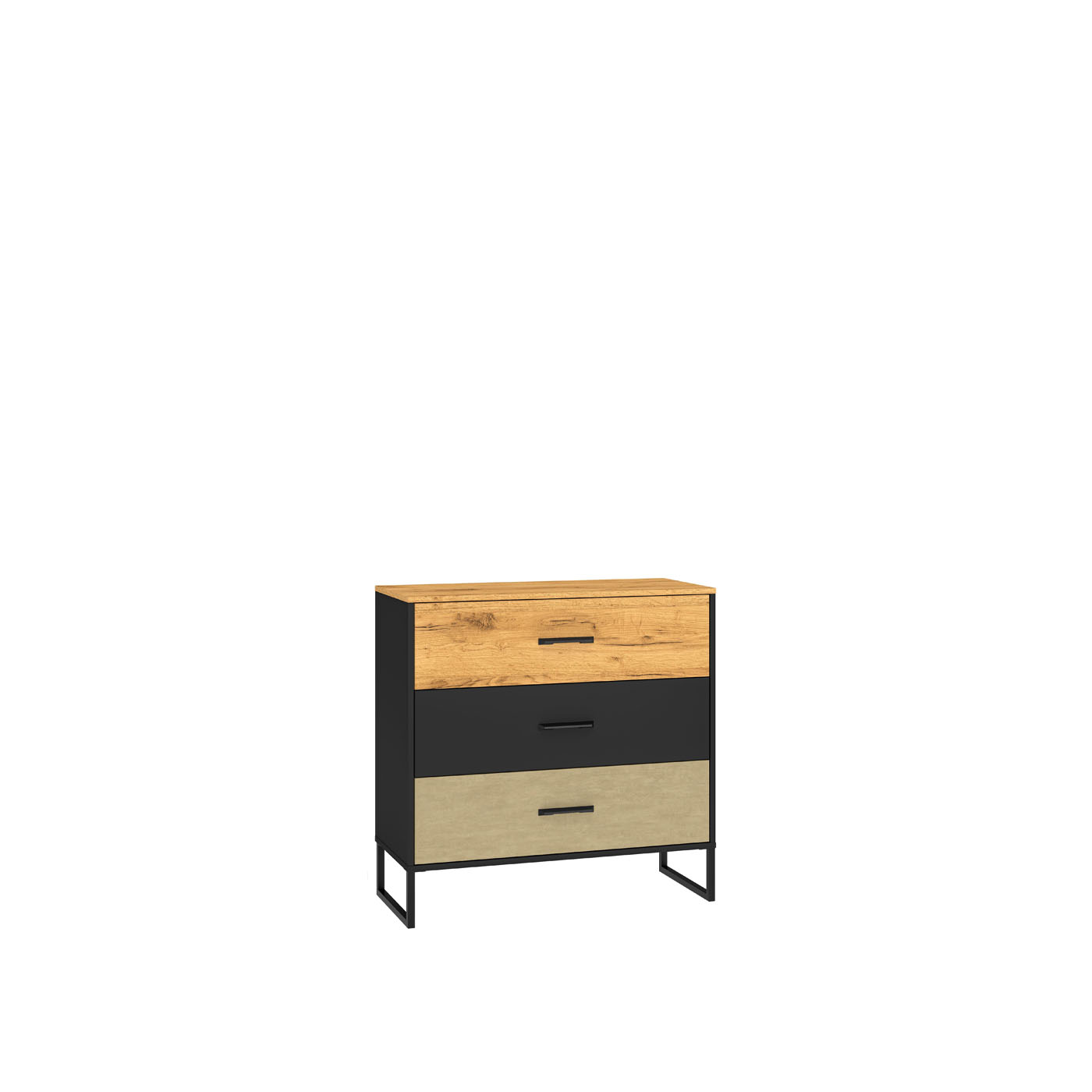 komoda 92 z szufladami nogami Colt 05 szafka loft nowoczesna