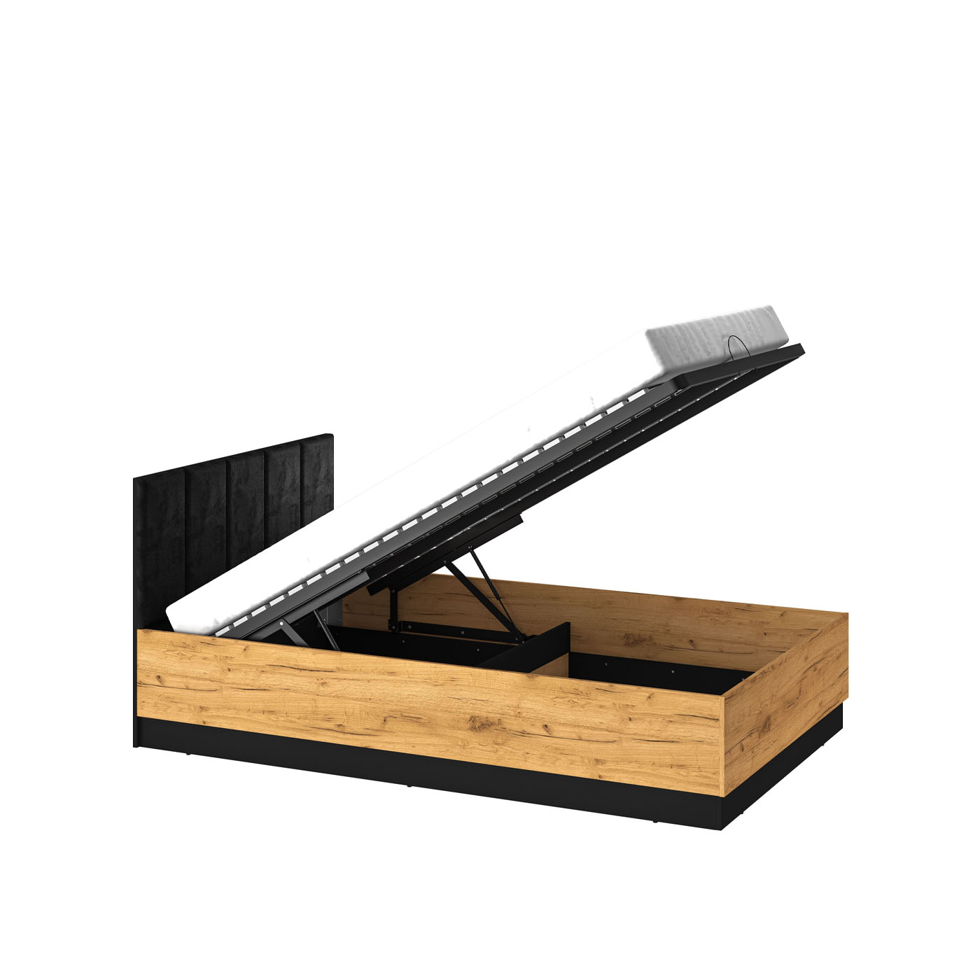 łóżko 120x200 z pojemnikiem podnoszone Colt 0901 120 młodzieżowe duże