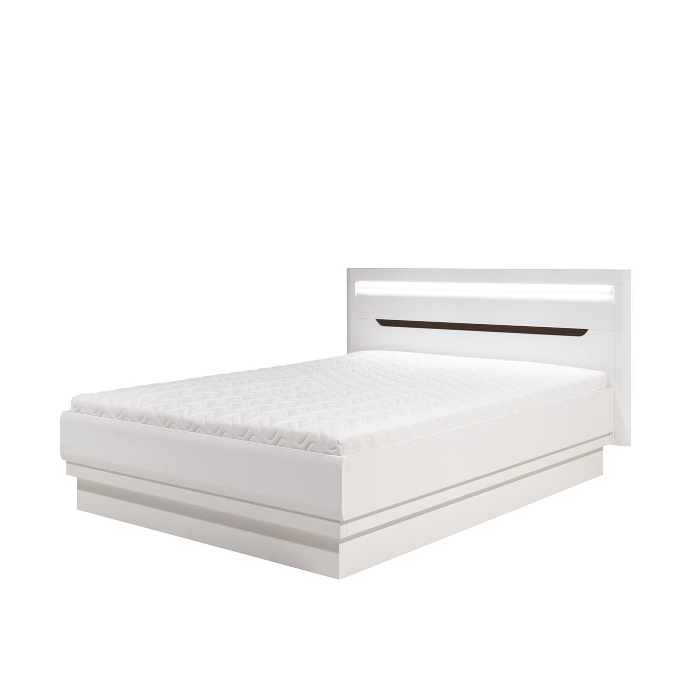 łóżko 160x200 podnoszone ze stelażem Irma 160 z pojemnikiem zagłówkiem