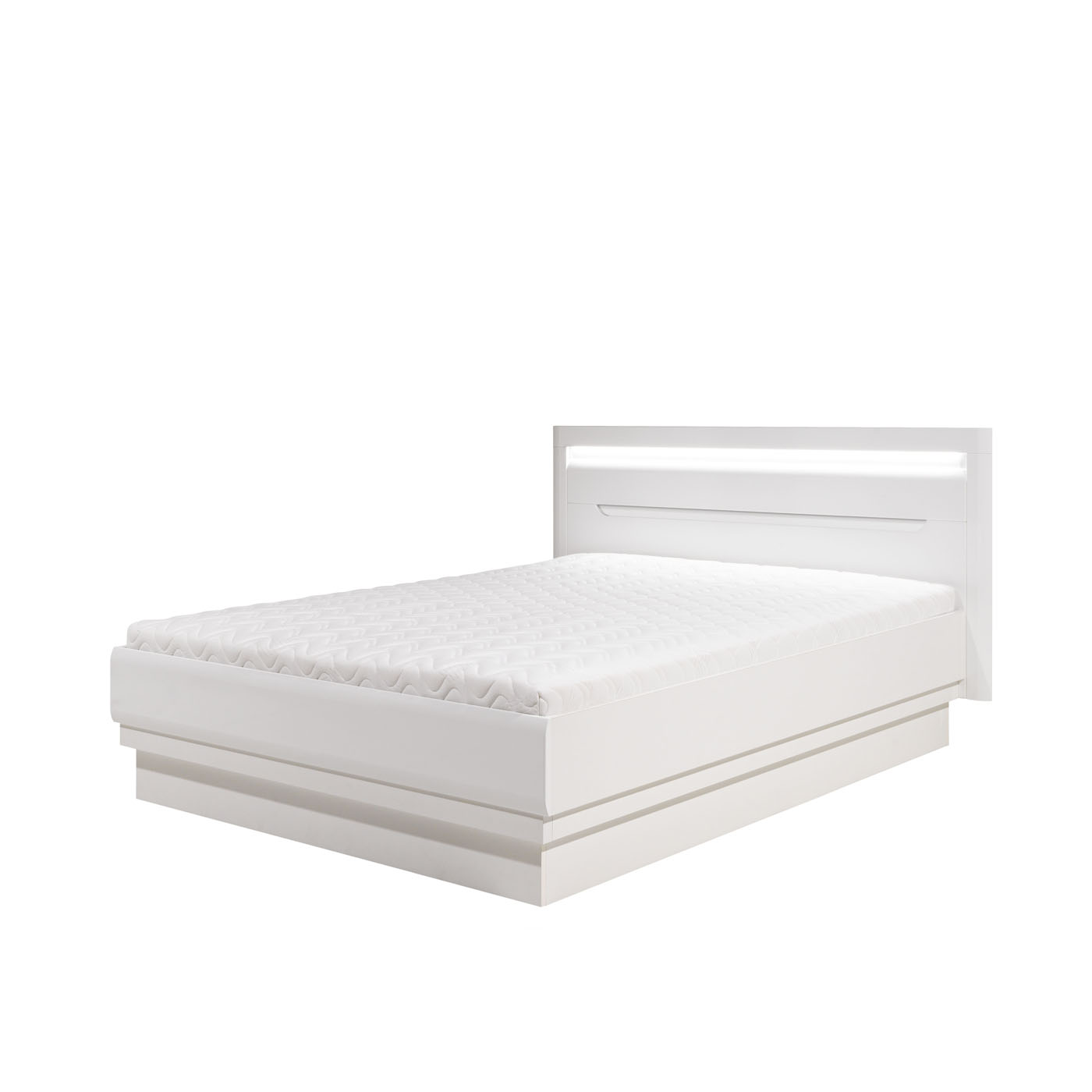 łóżko 140x200 z pojemnikiem stelażem IRMA 140 sypialniane małe podnoszone