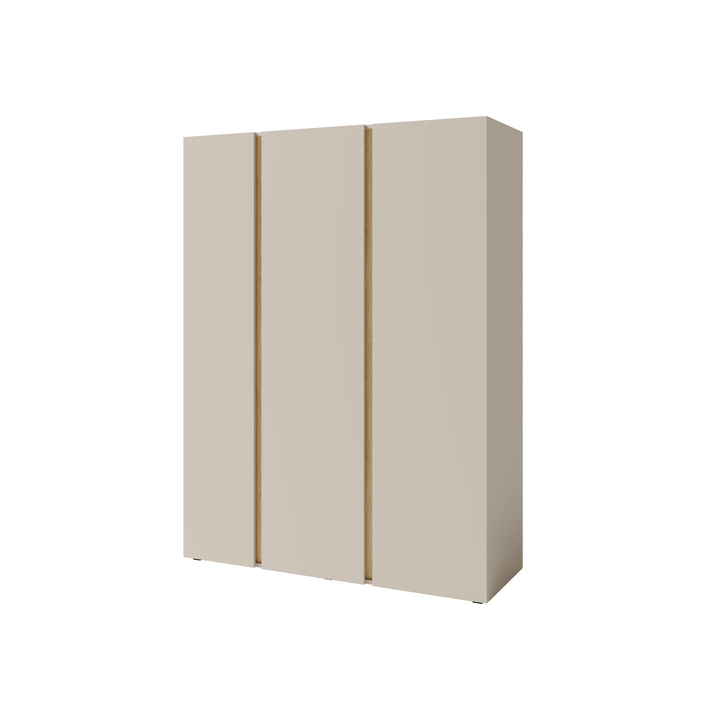 szafa 145 trzydrzwiowa Luca 01 duża uchylna z półkami drążkami