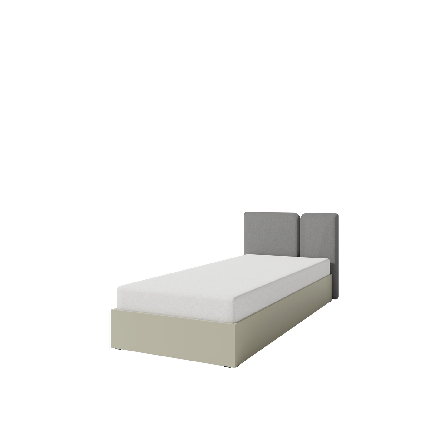 łóżko 90x200 z pojemnikiem zagłówkiem Luca 13 pojedyncze 90
