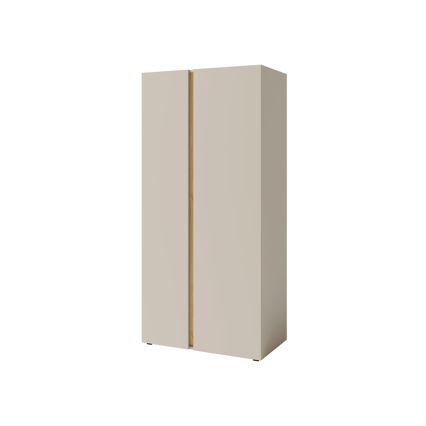 szafa 90 dwudrzwiowa ubraniowa Luca 03 uchylna z półkami drążkiem