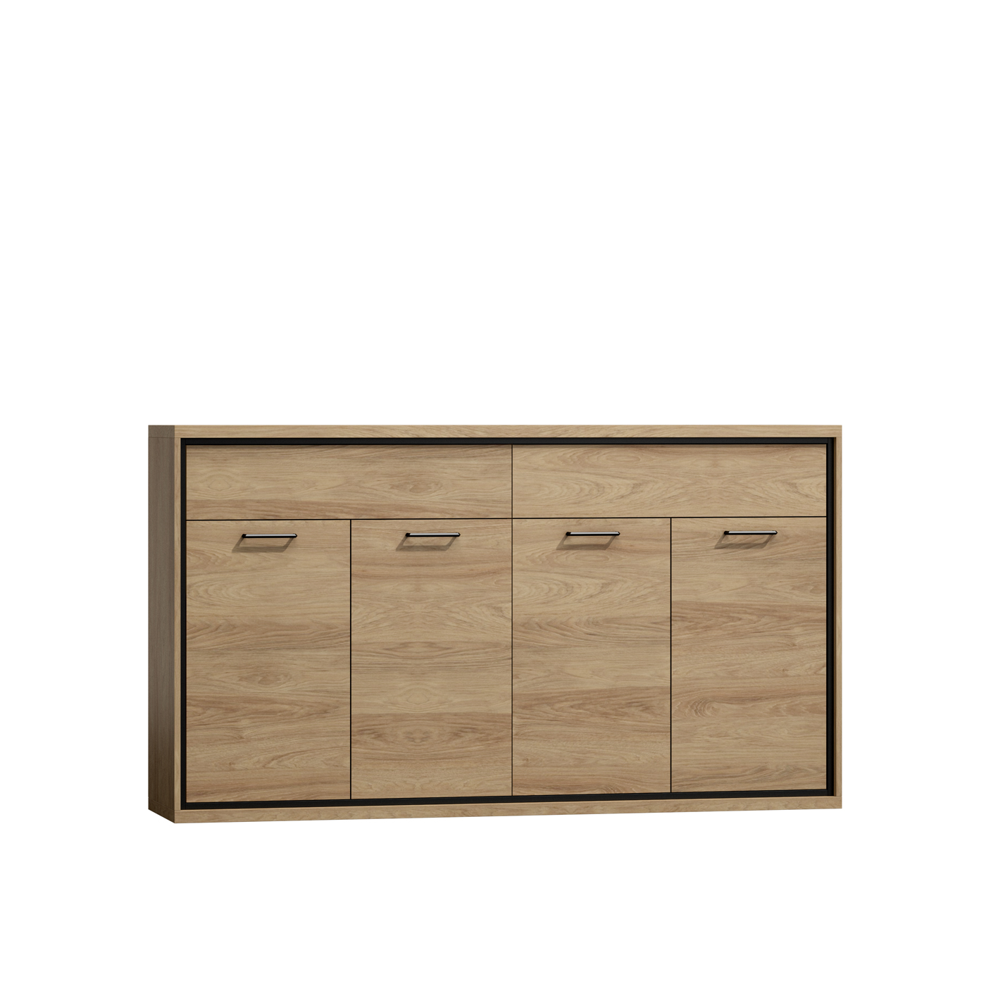 komoda 177 ,2 z szufladami półkami Mediolan 08 duża szeroka szafka