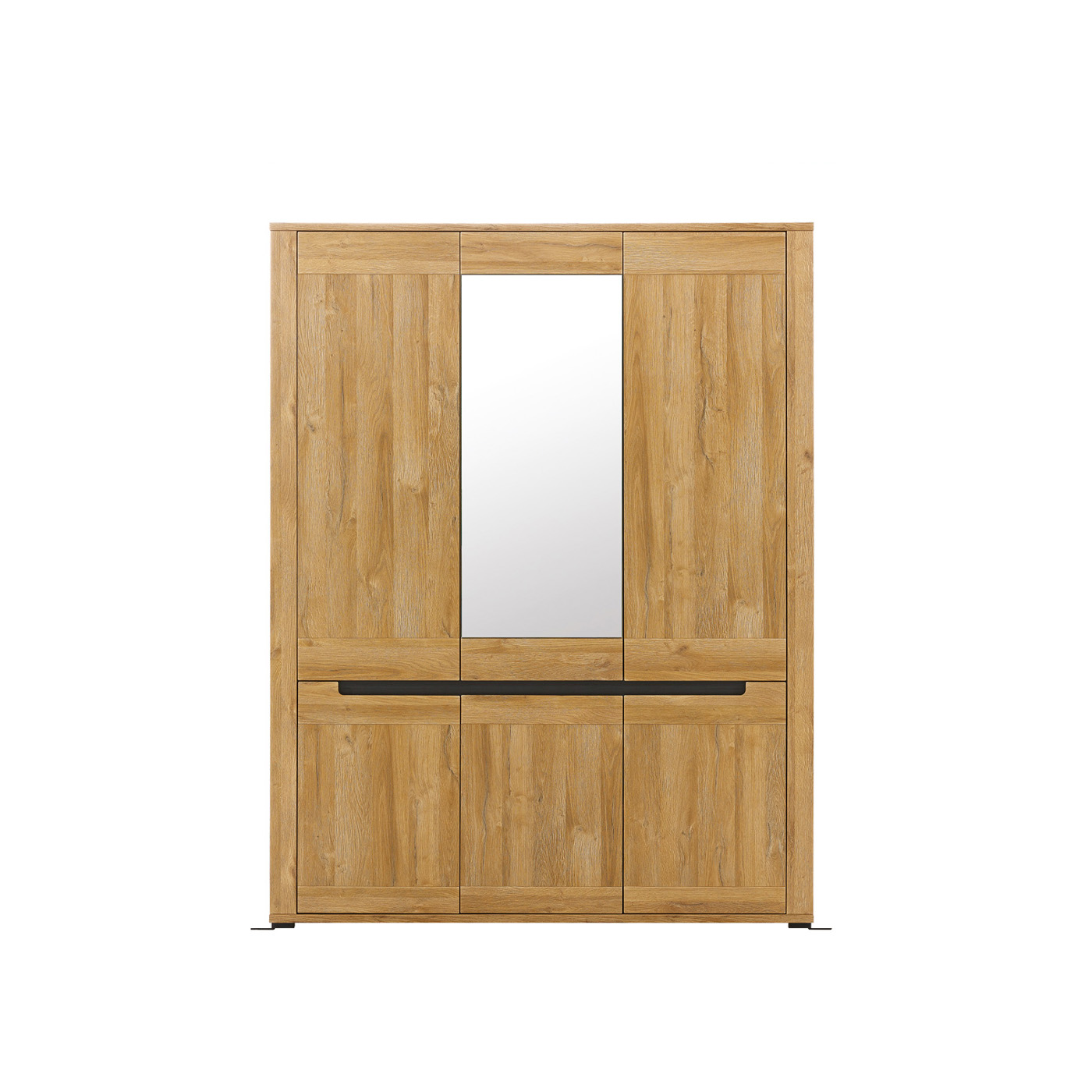 szafa 145 z lustrem półkami York 08 garderoba do pokoju sypialni