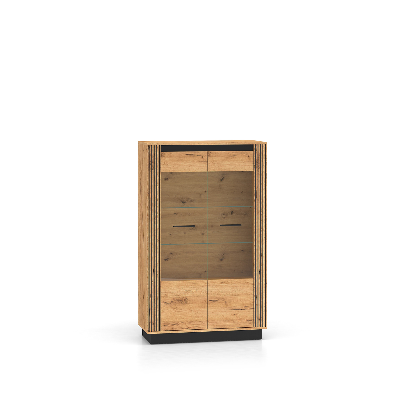 witryna 92 niska Urso 05 szafka przeszklona z szybą komoda wysoka