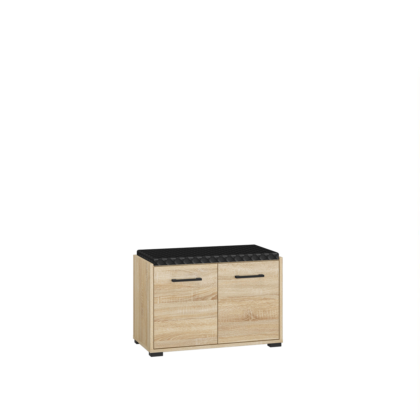 szafka 70 na buty z siedziskiem Caro 02 mała niska dwudrzwiowa