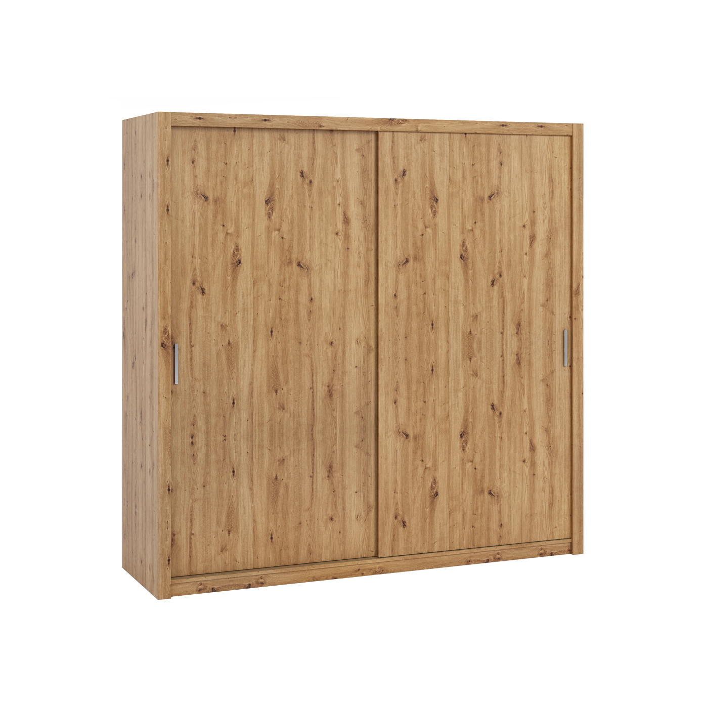 szafa 220 z półkami drążkami Bono 19 garderoba przesuwna pojemna