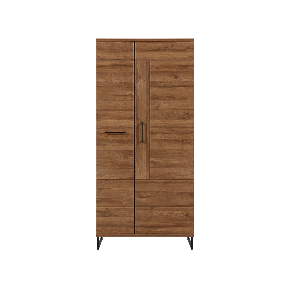 szafa 90 ubraniowa Ivo 09 dwudrzwiowa na nogach płozach do pokoju